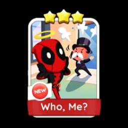✫Monopoly Go Stickers✫ Who, Me?(3 Star) 0